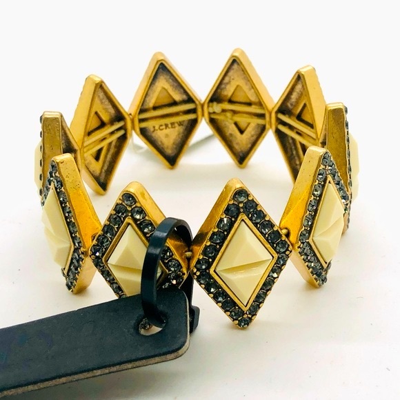 J.Crew Rhinestone Statement Bracelet NWT - Picture 7 of 10